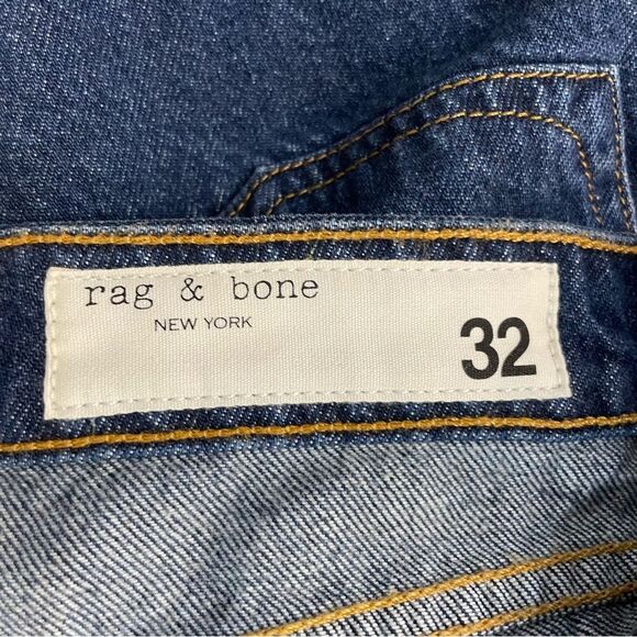 Rag & Bone Dre Low Rise Jean Shorts Size 32 NEW 3.5" Inseam Button Fly Raw Hem - Picture 8 of 9